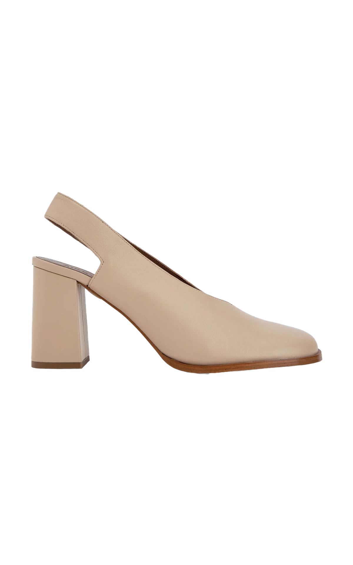 Beige heels Adolfo Dominguez