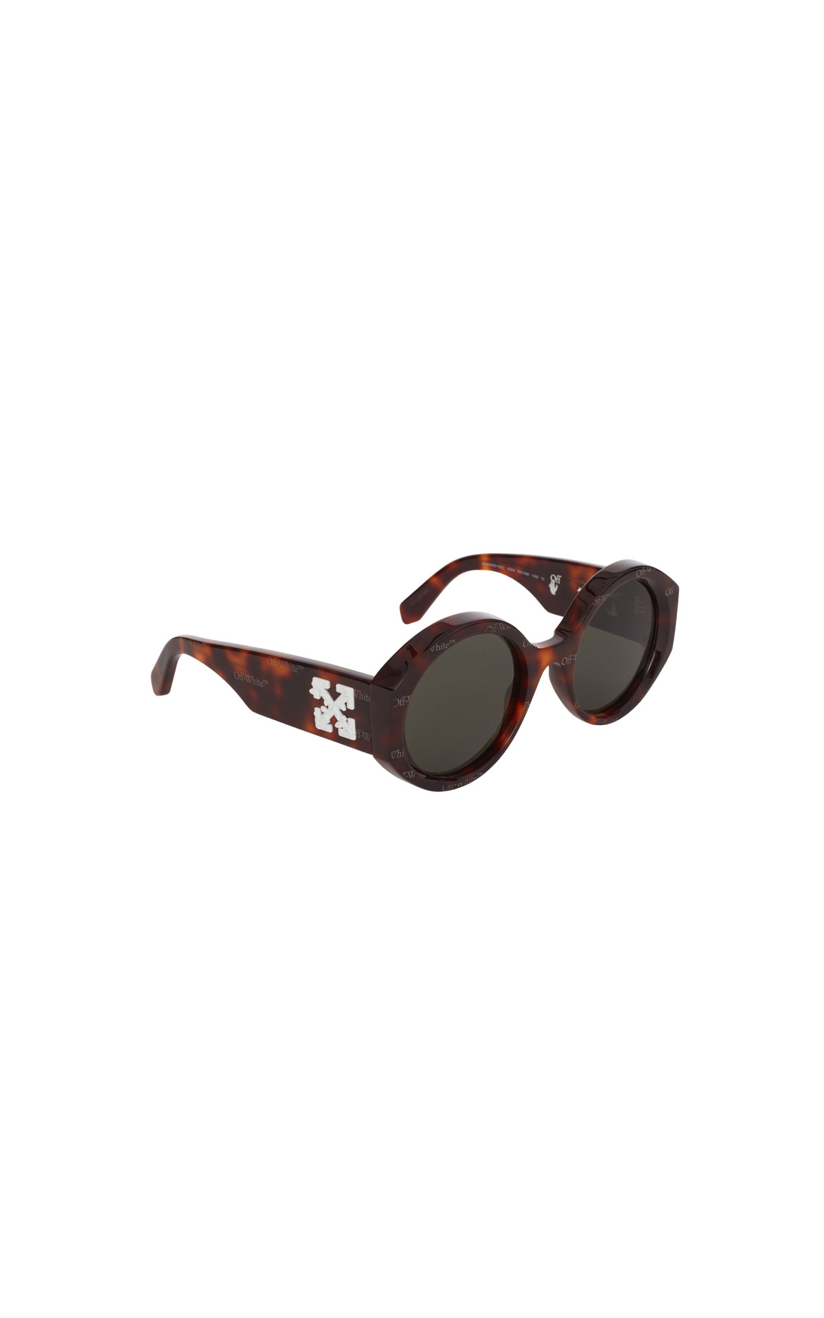 Off-White Havana round sunglasses from Bicester Village