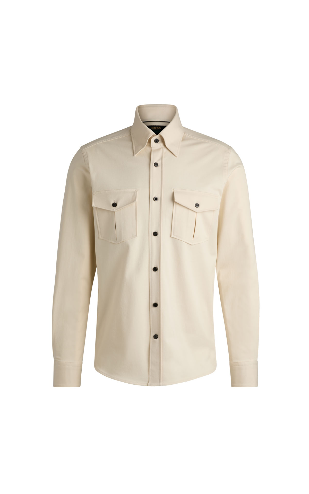 BOSS BOSS x ASTON MARTIN relaxed fit overshirt in stretch cotton from Bicester Village