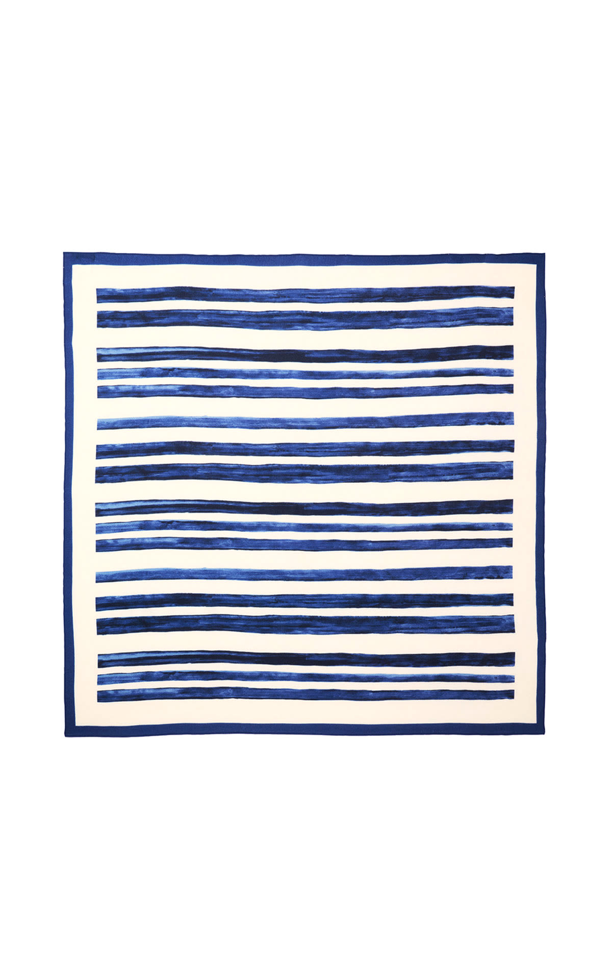 Eric Bompard Irregular-stripe-print square scarf La Vallée Village