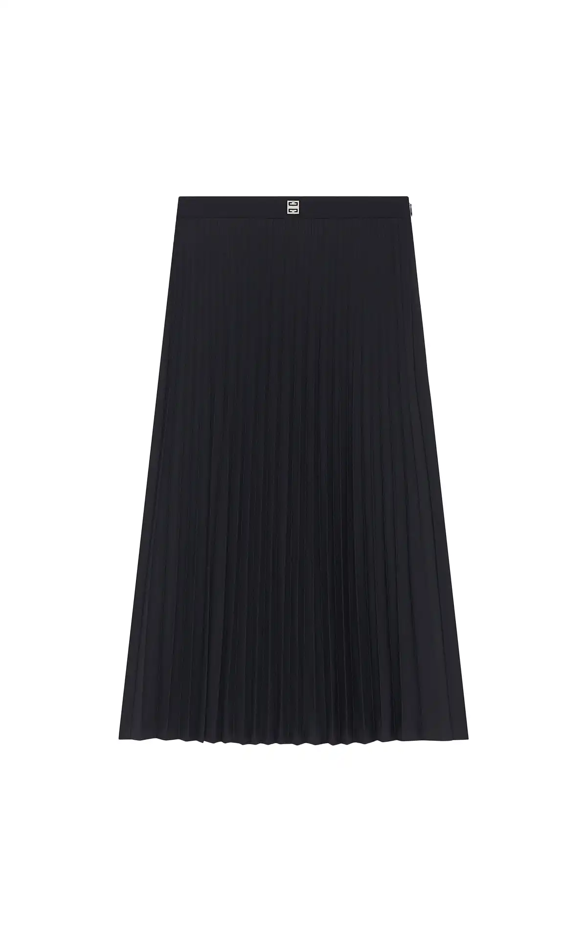 Givenchy long black pleated skirt La Vallée Village