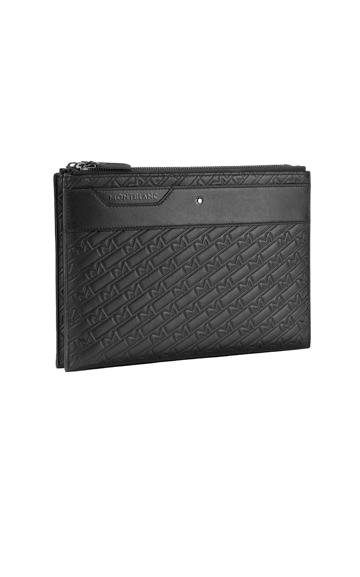 Black leather wallet Montblanc