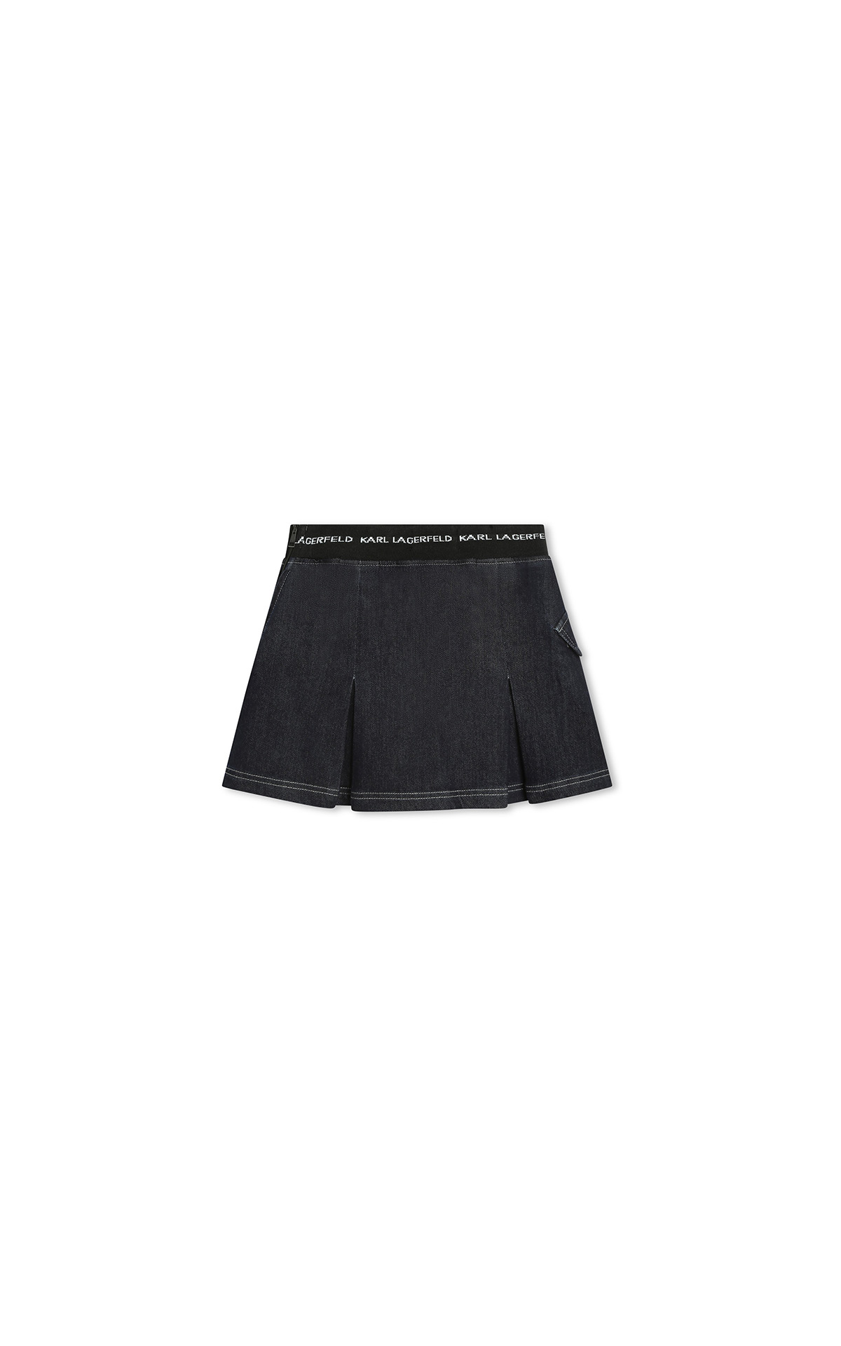 Kids around Karl Lagerfeld short denim shirt