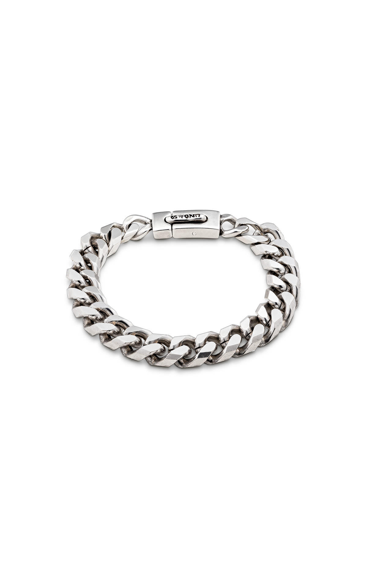 Silver chain bracelet unode50