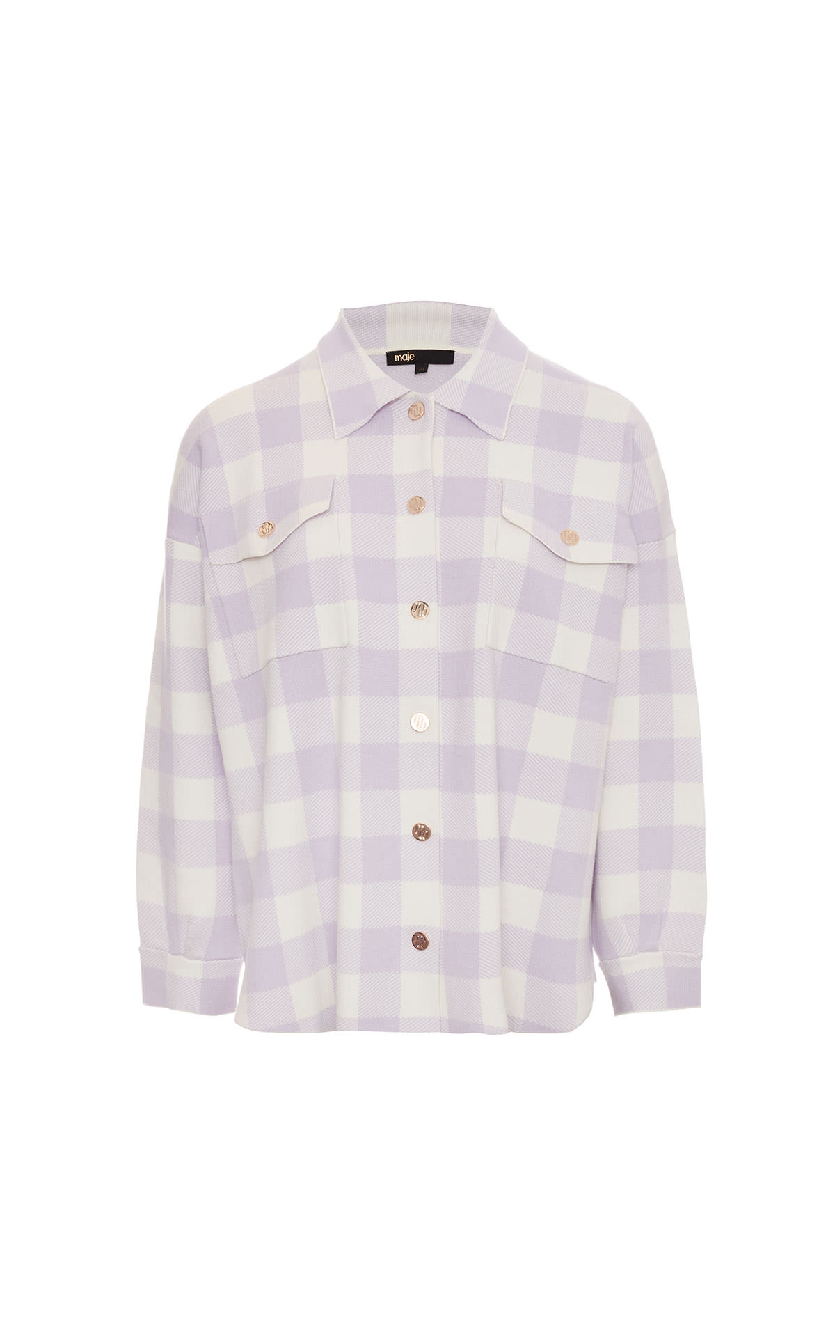 Maje Pastel checked cardigan from Bicester Village