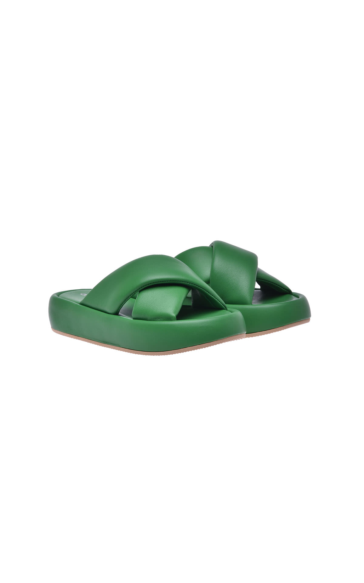 Sandalias verdes de tira Baldinini