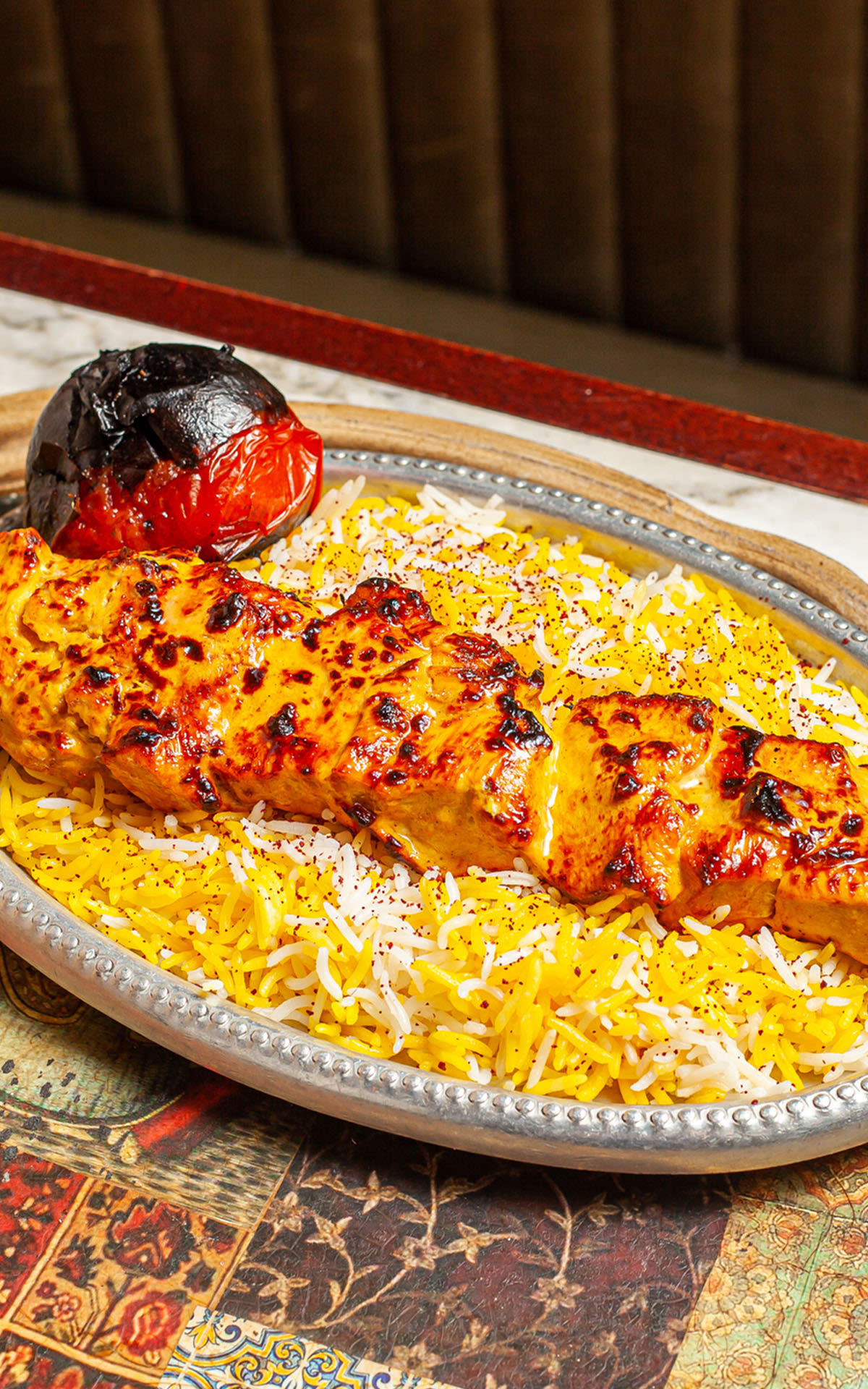 Berenjak chicken kebab