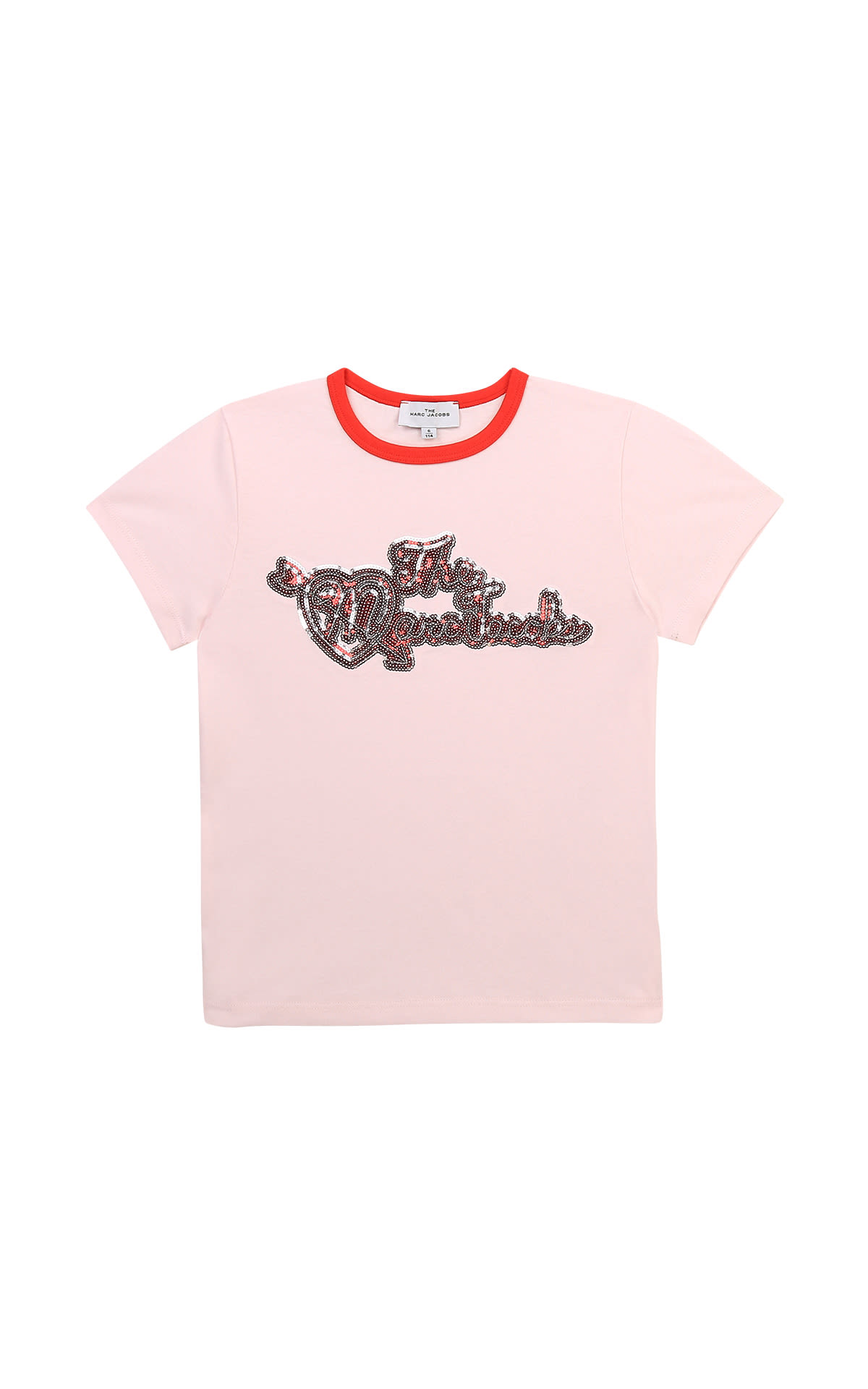 Kids around Marc Jacobs fille tee-shirt manches courtes rose La Vallée Village