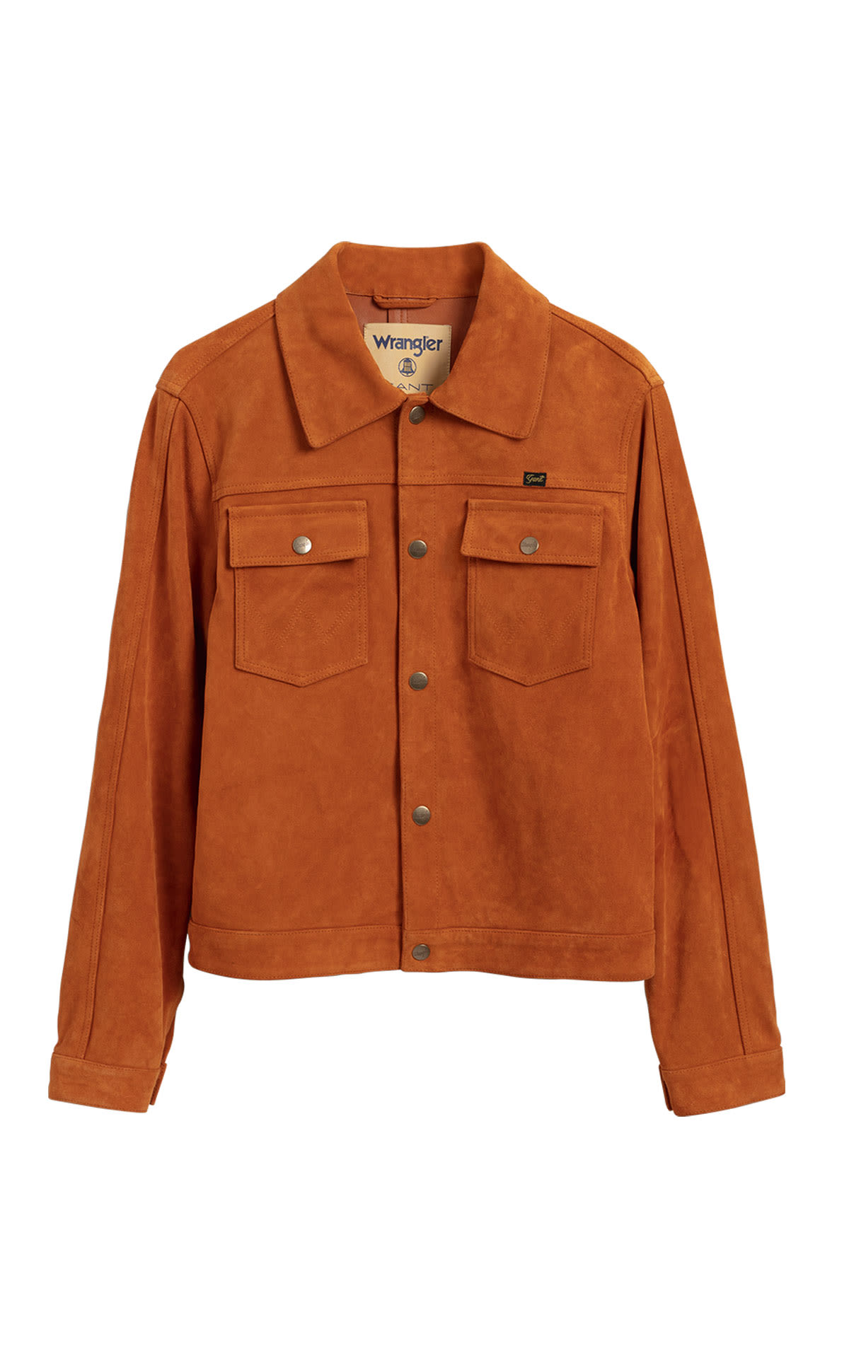 Wrangler orange suede jacket Gant