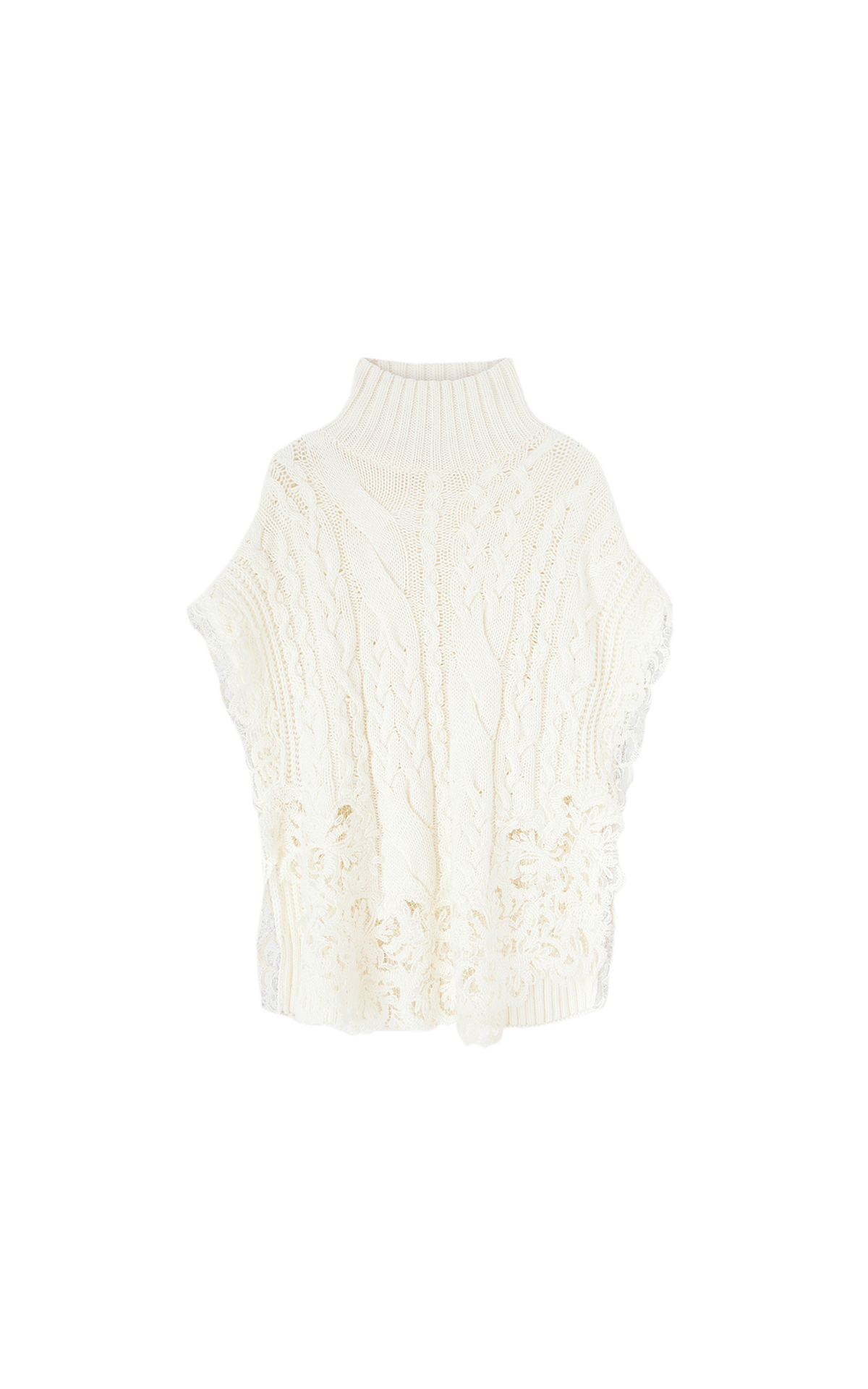 Ermanno Scervino Cap with lace inserts 