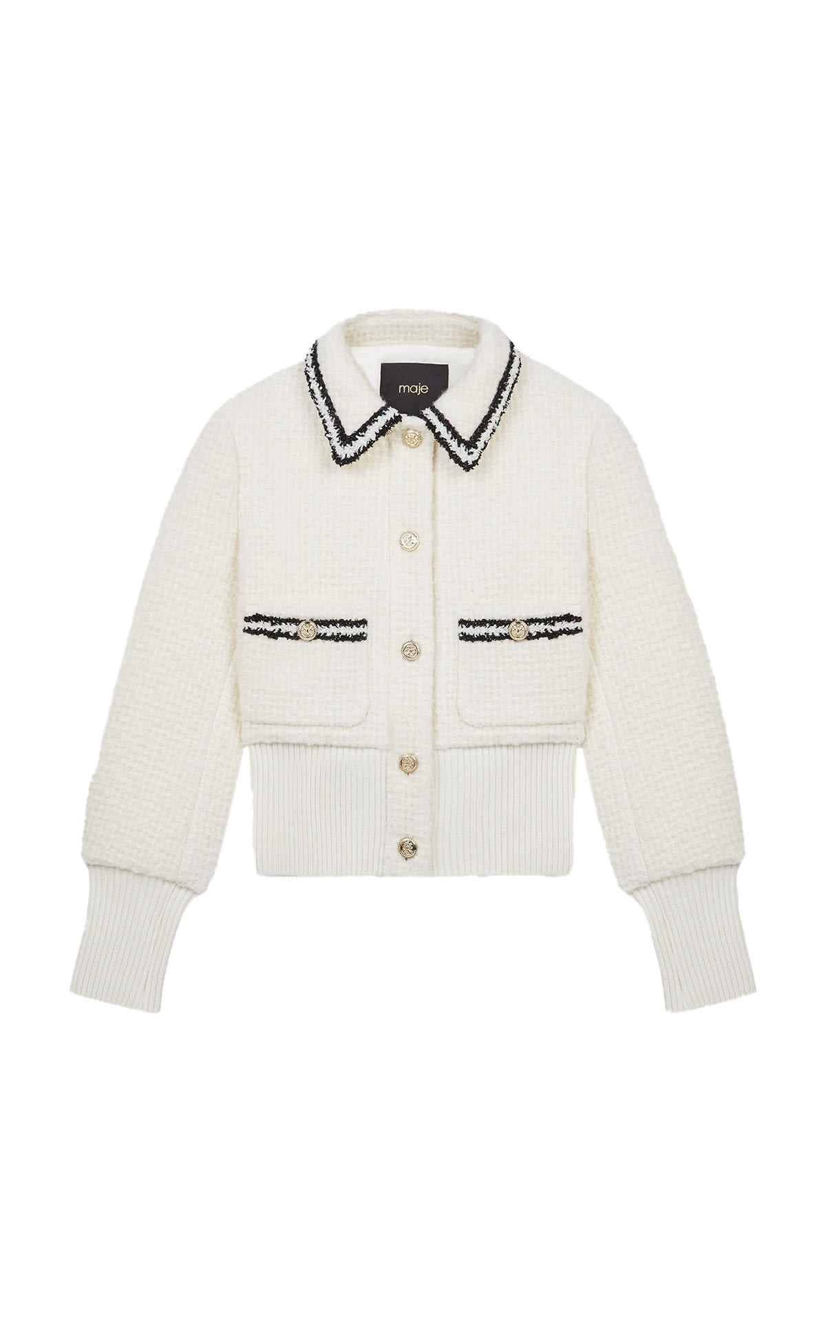 Multicolor tweed jacket Maje