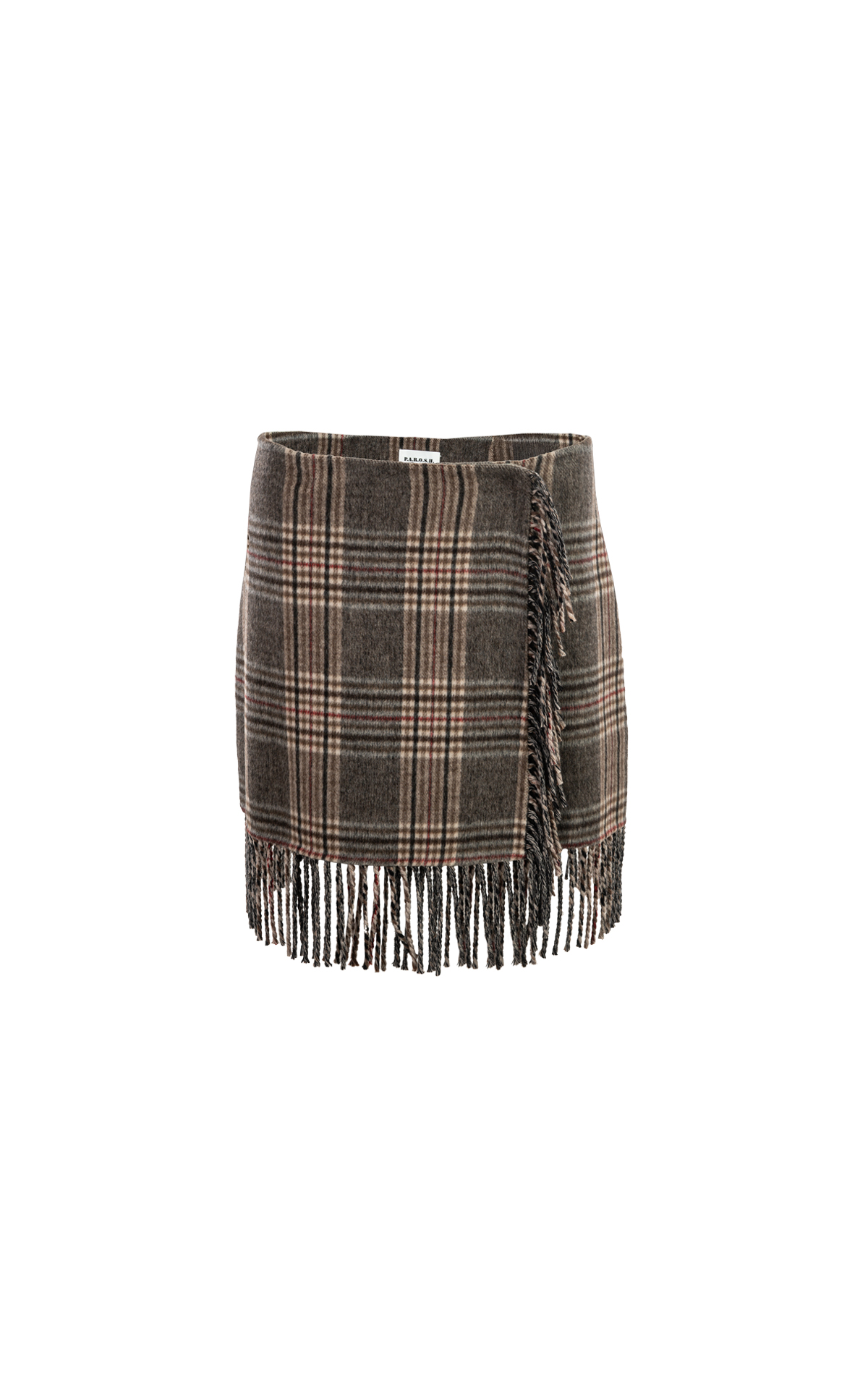 PAROSH checked mini skirt