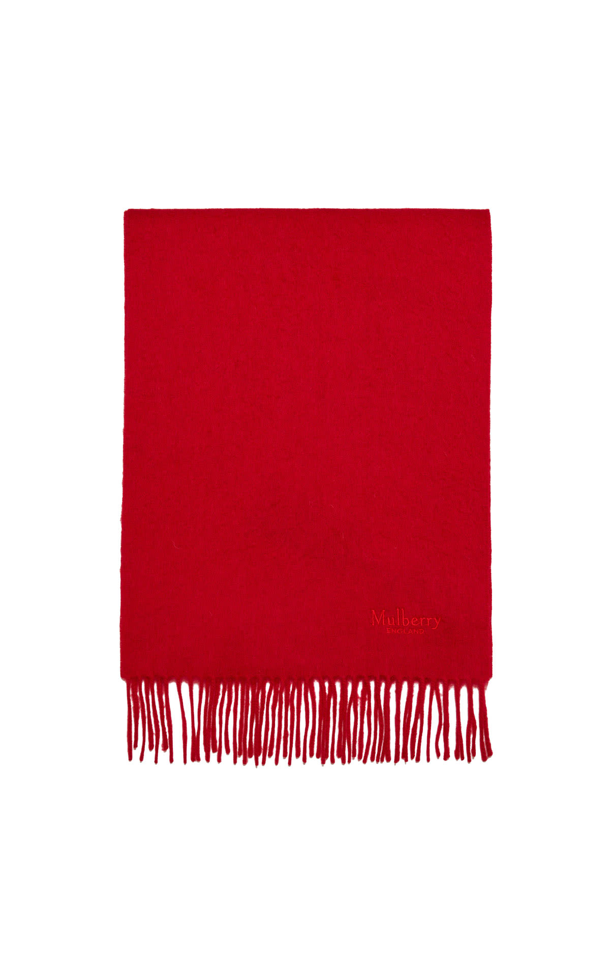 Mulberry Small solid merino wool scarf 30 x 200 from Bicester Village