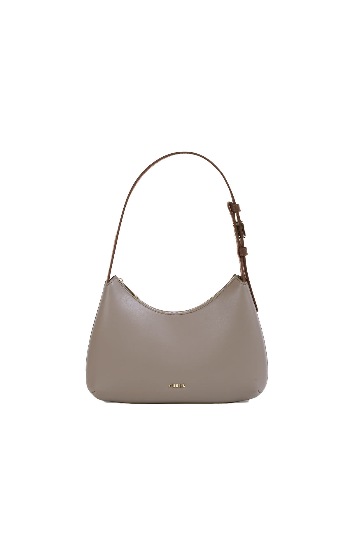 Grey shoulder bag furla outlet barcelona la roca village