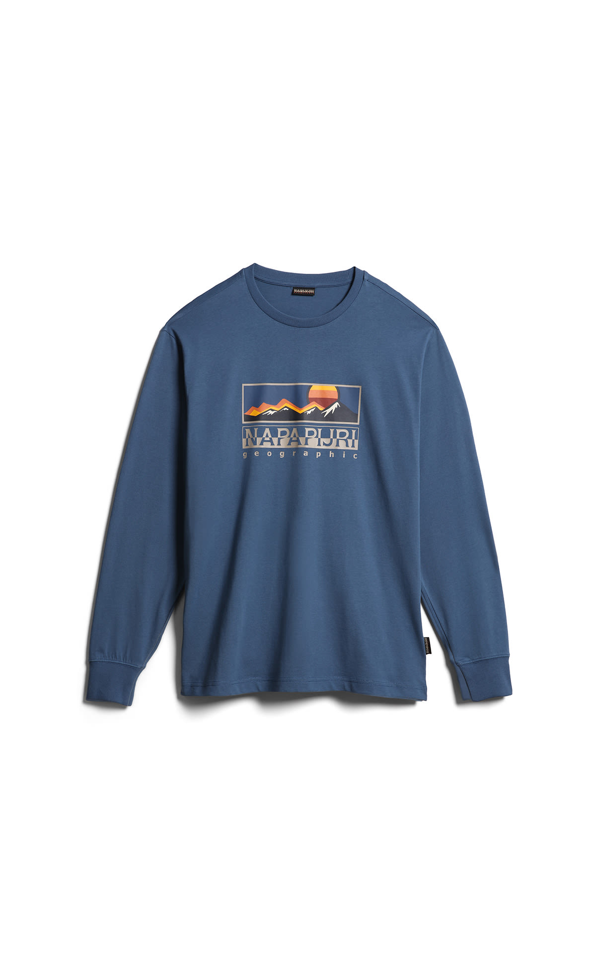 Napapijri T-shirt with long sleeves S-FREESTYLE LS blue