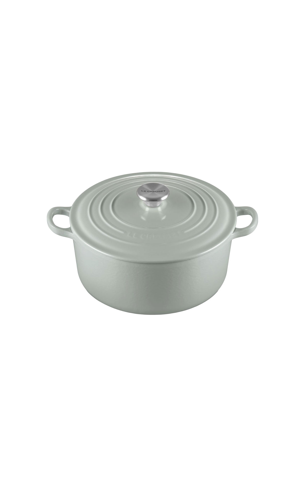 Le Creuset Round casserole 24cm pistache from Bicester Village