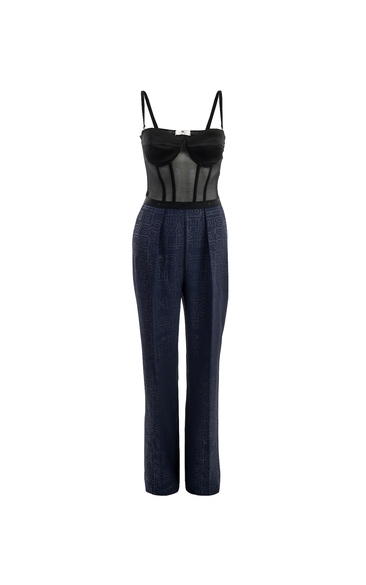 ELISABETTA FRANCHI sexy black jumpsuit