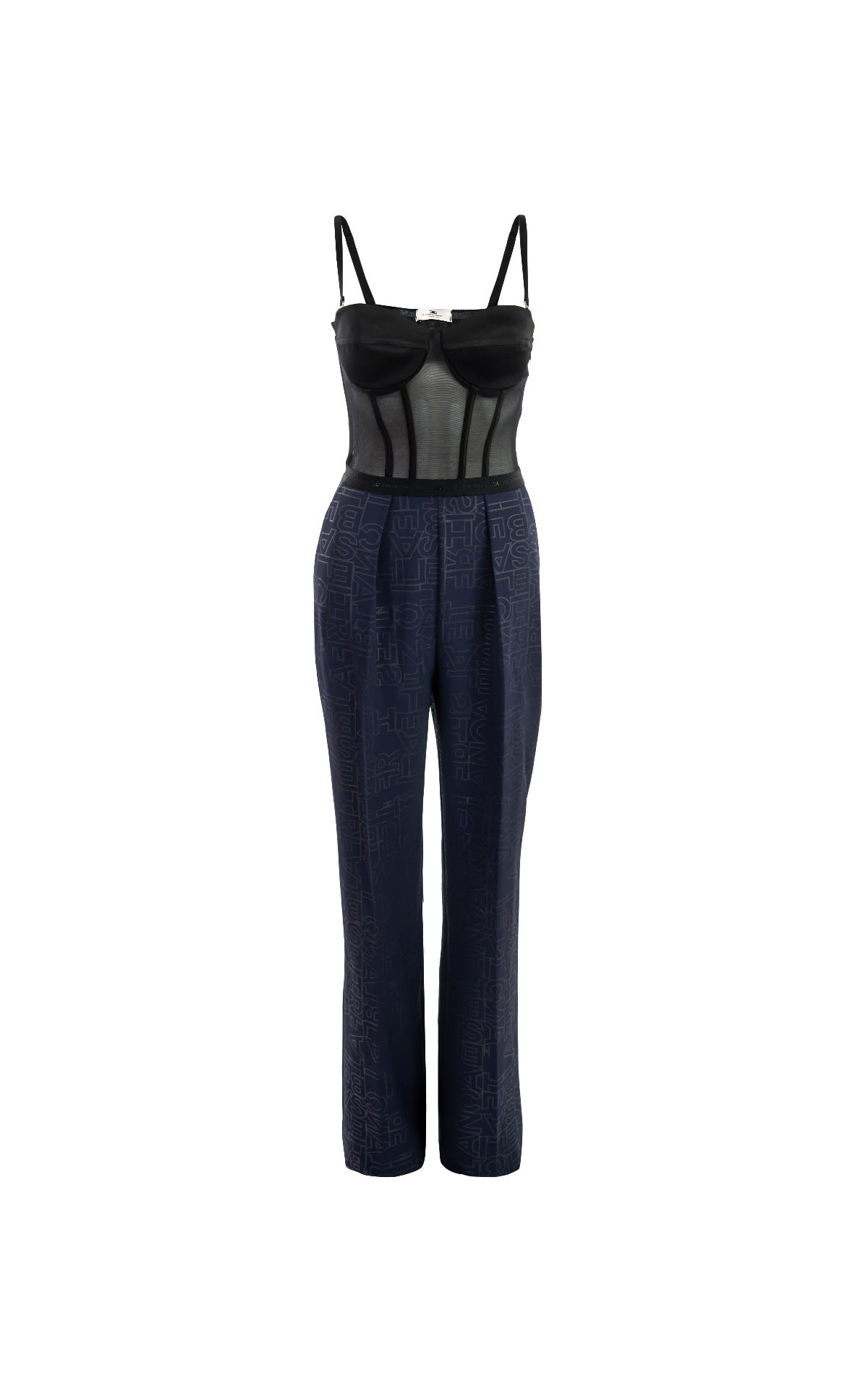 ELISABETTA FRANCHI sexy black jumpsuit