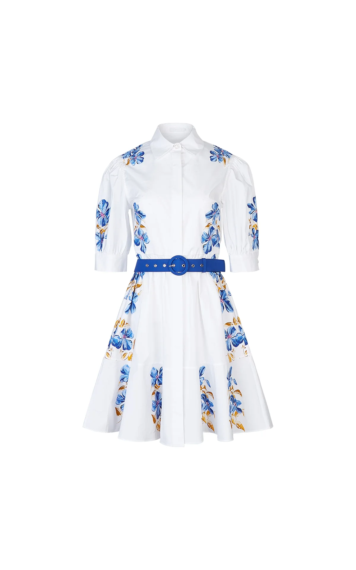 Anne Fontaine_Shirt style dress with floral patterns_JUN25