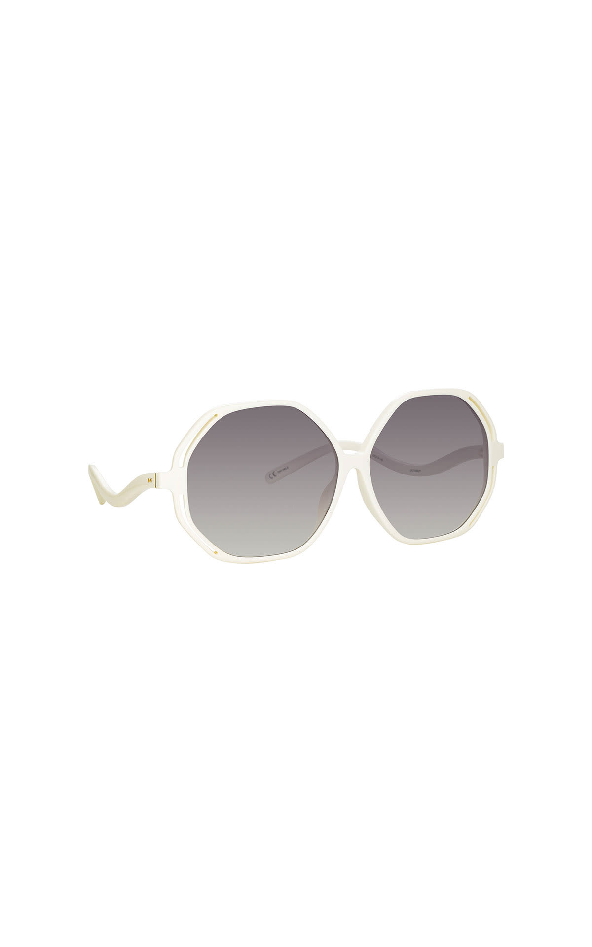 Linda Farrow Una white, light gold and grey grad from Bicester Village