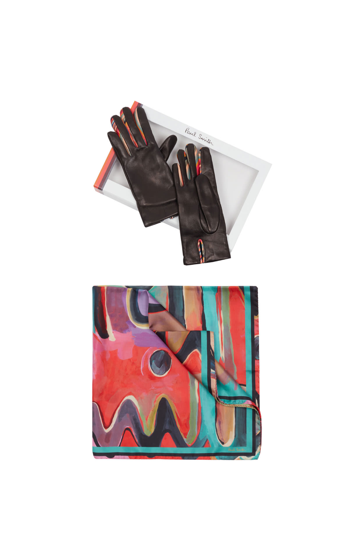 Paul Smith Scarf and gloves gift set from Bicester Village