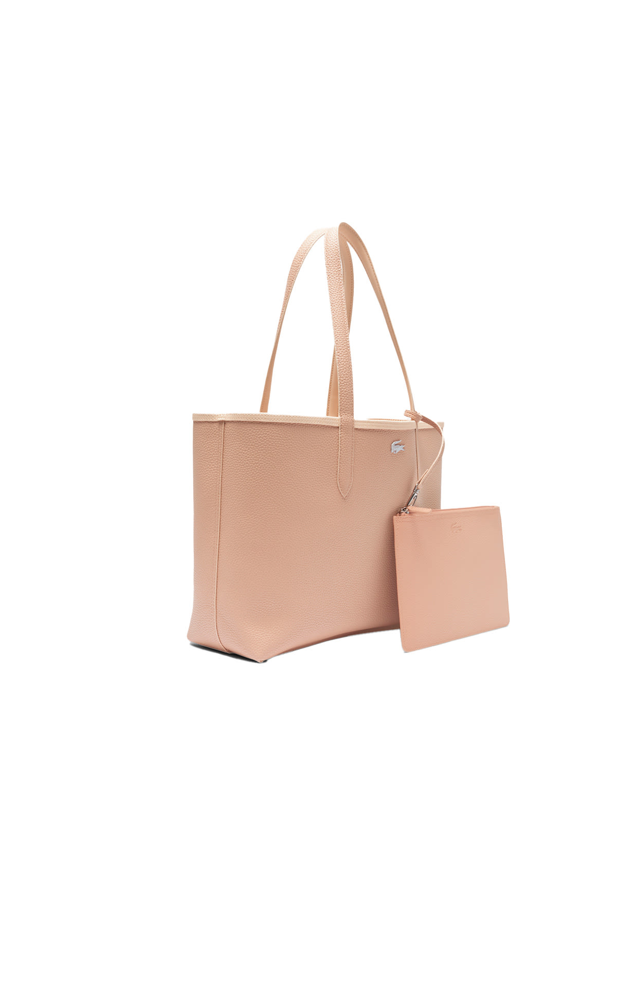 Lacoste Anna reversible tote pouch angora latte 2.0 from Bicester Village