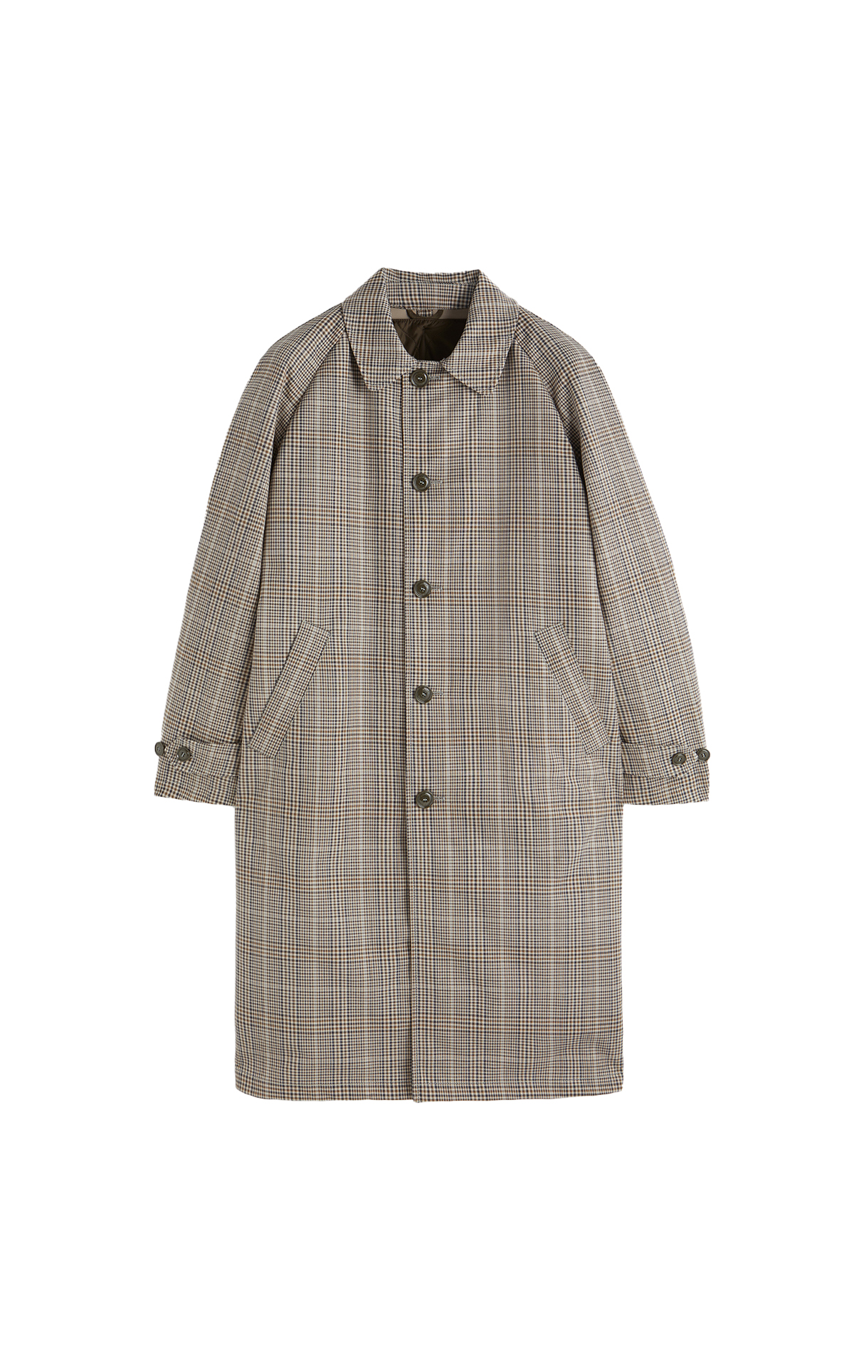 Aspesi Waterproof Checkered Men's Coat 