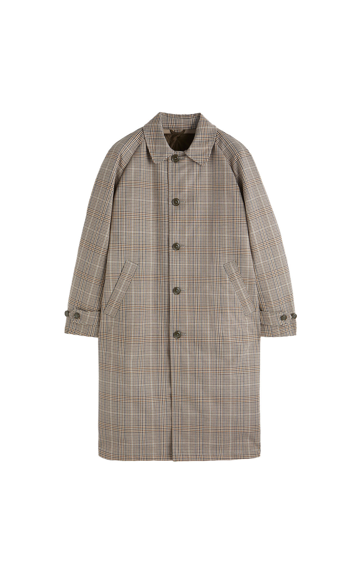 Aspesi Waterproof Checkered Men's Coat