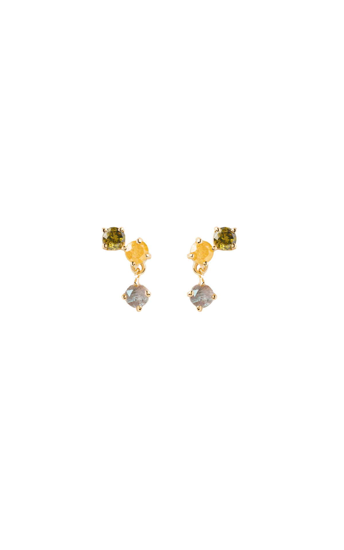 Colored stone earrings PDPAOLA