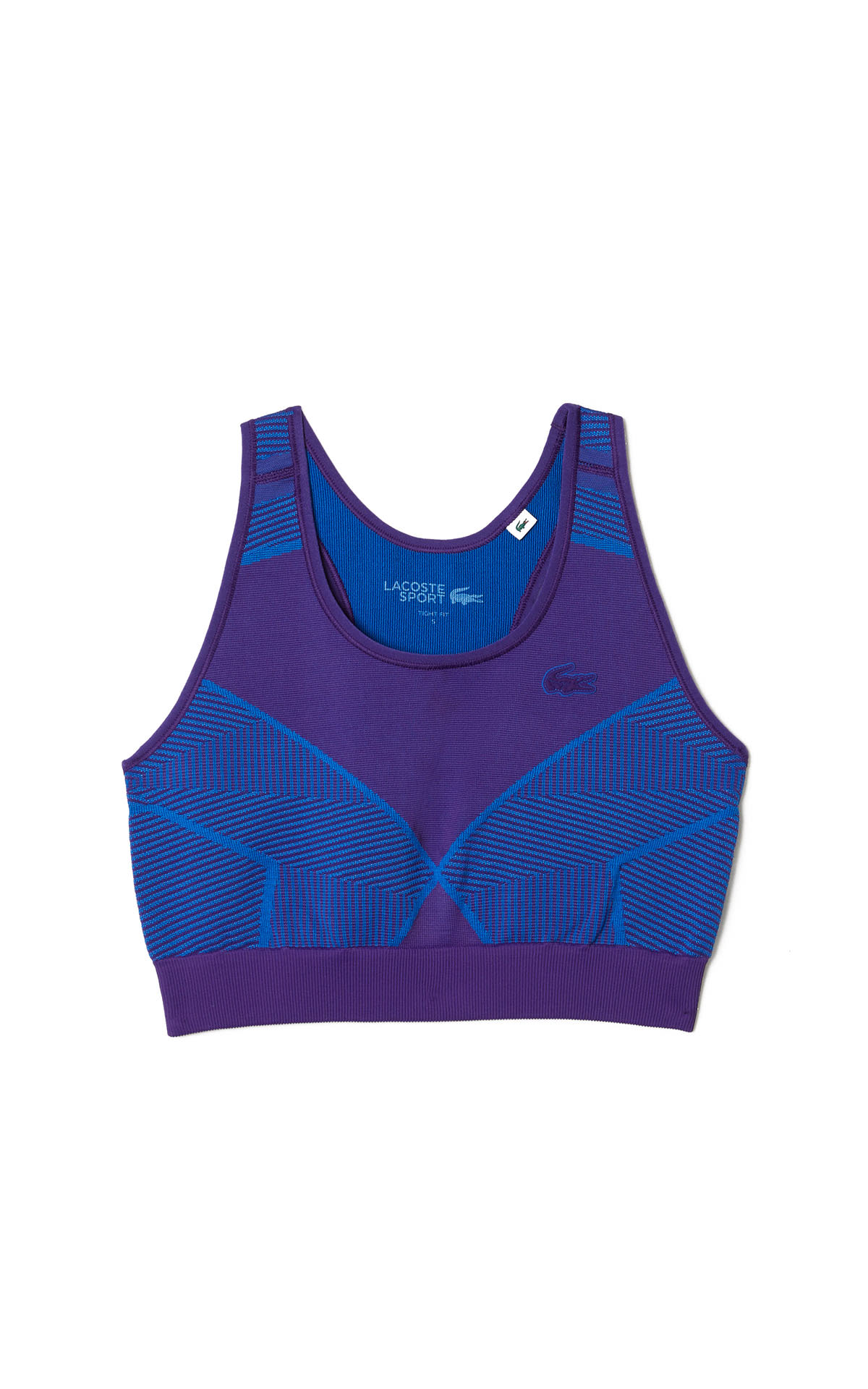Blue and purple sport bra Lacoste