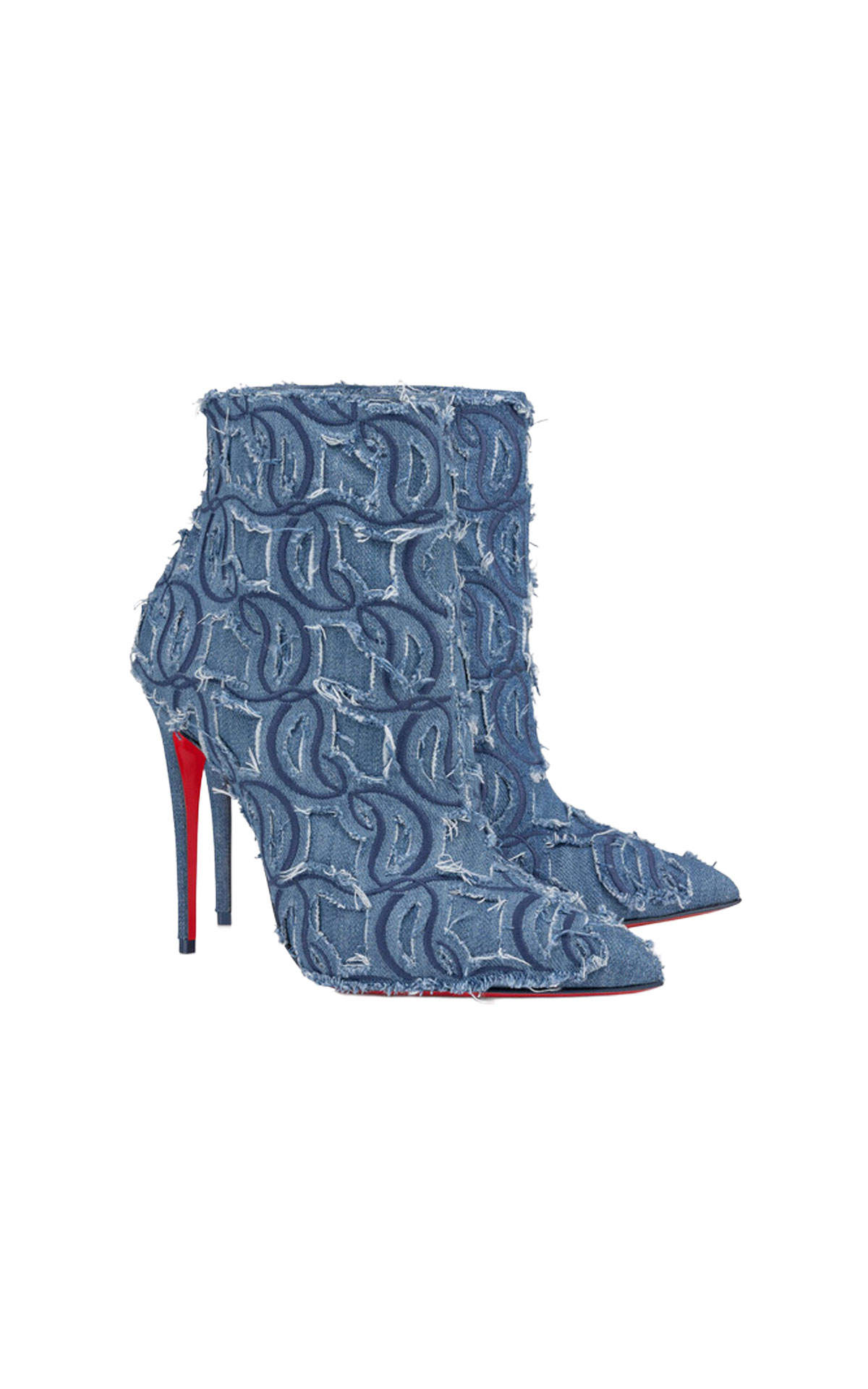 Christian Louboutin So Kate booty toile denim from Bicester Village
