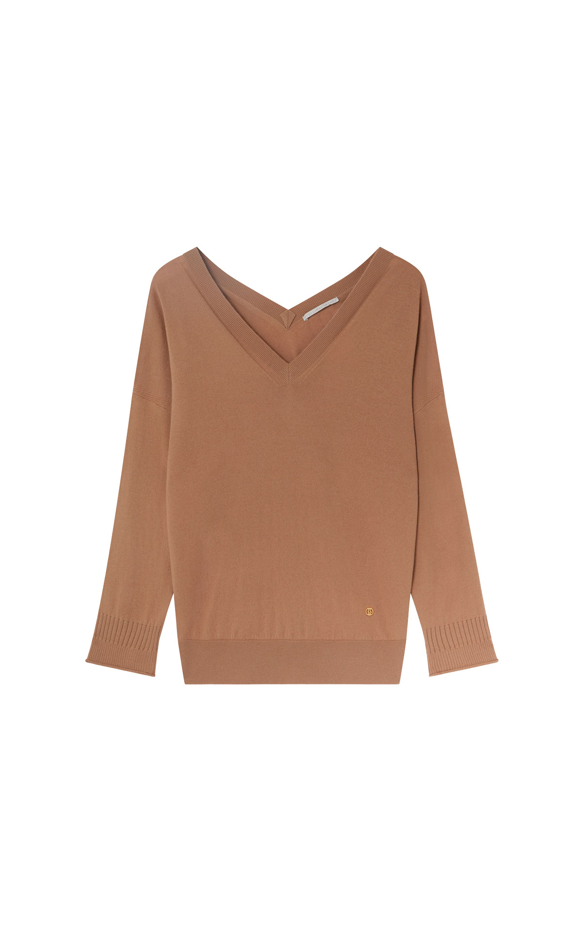 Stella McCartney Iconic merino knit v neck from Bicester Village