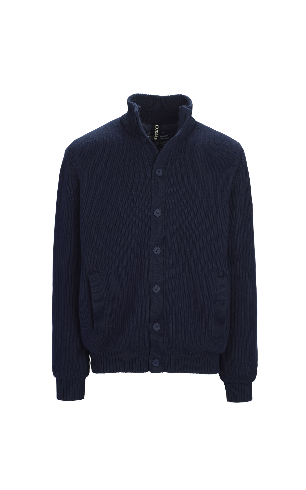 Navy blue knit ecoalf outlet barcelona la roca village