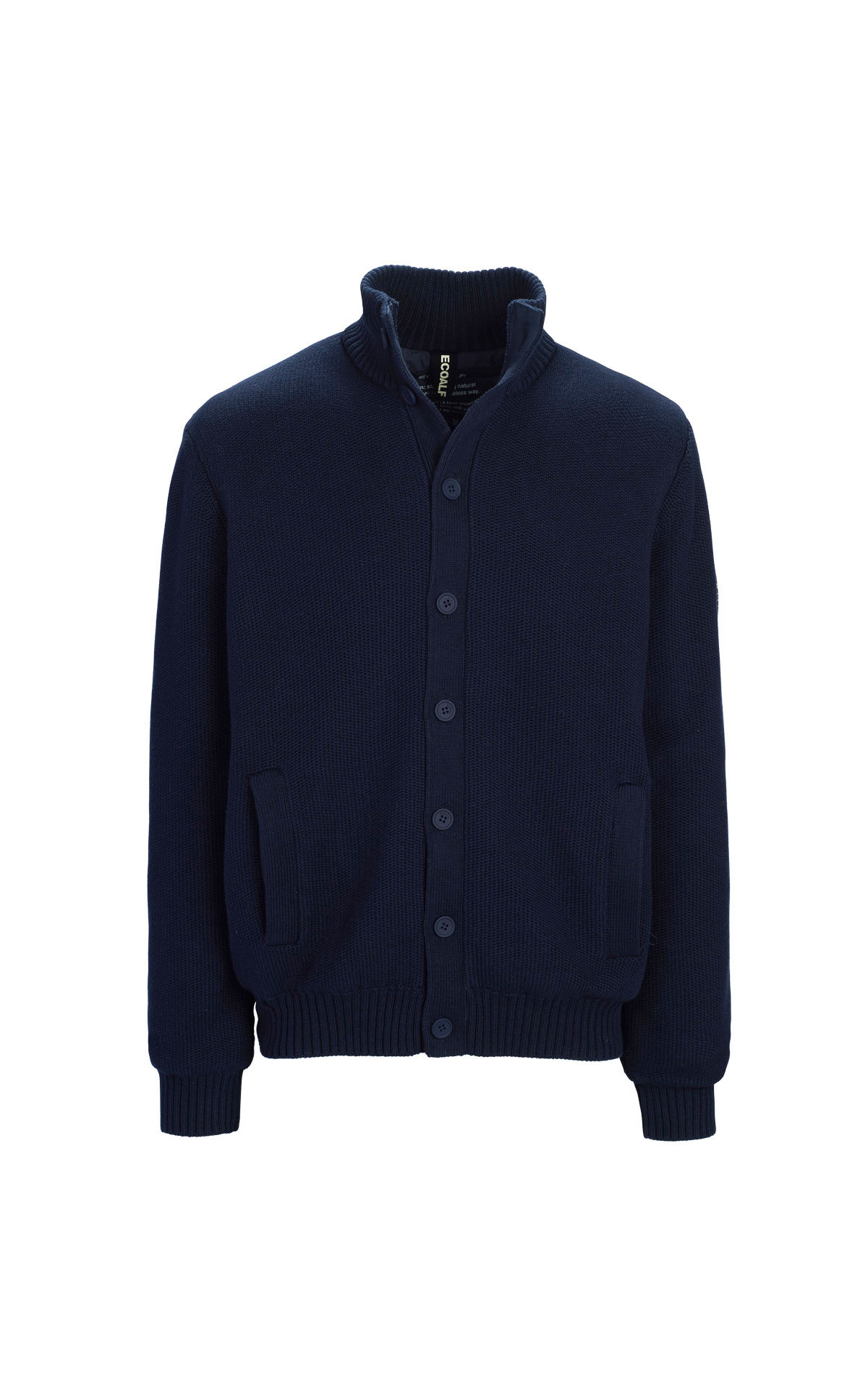 Navy blue knit ecoalf outlet barcelona la roca village