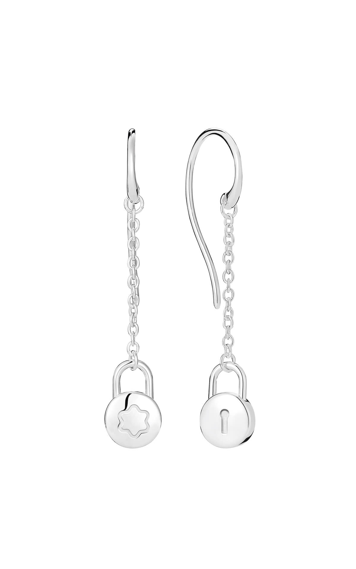 Long silver Always Together earrings Montblanc