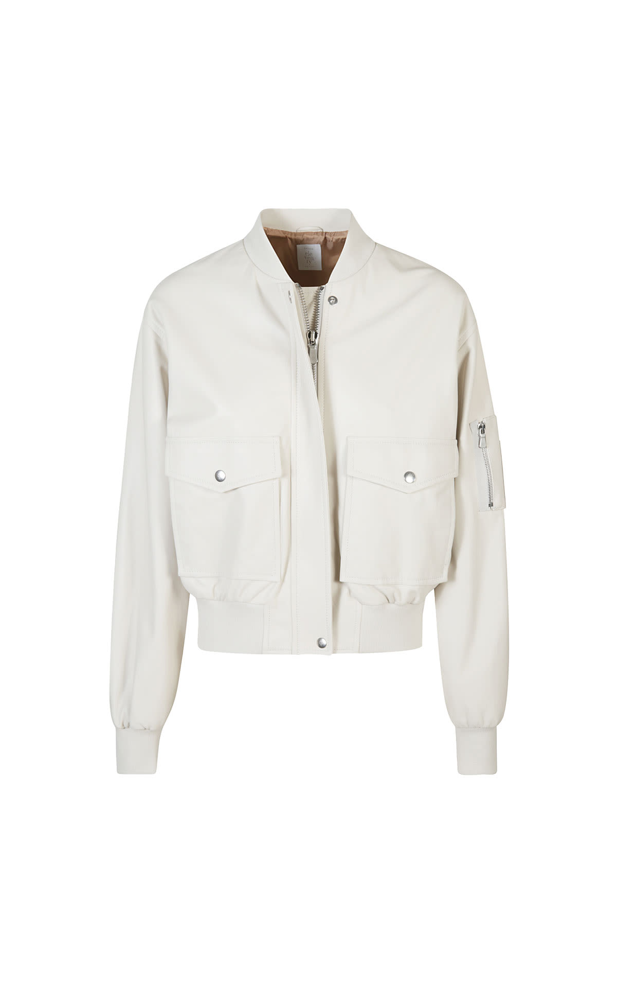 Eleventy Leather bomber jacket from Bicester Village