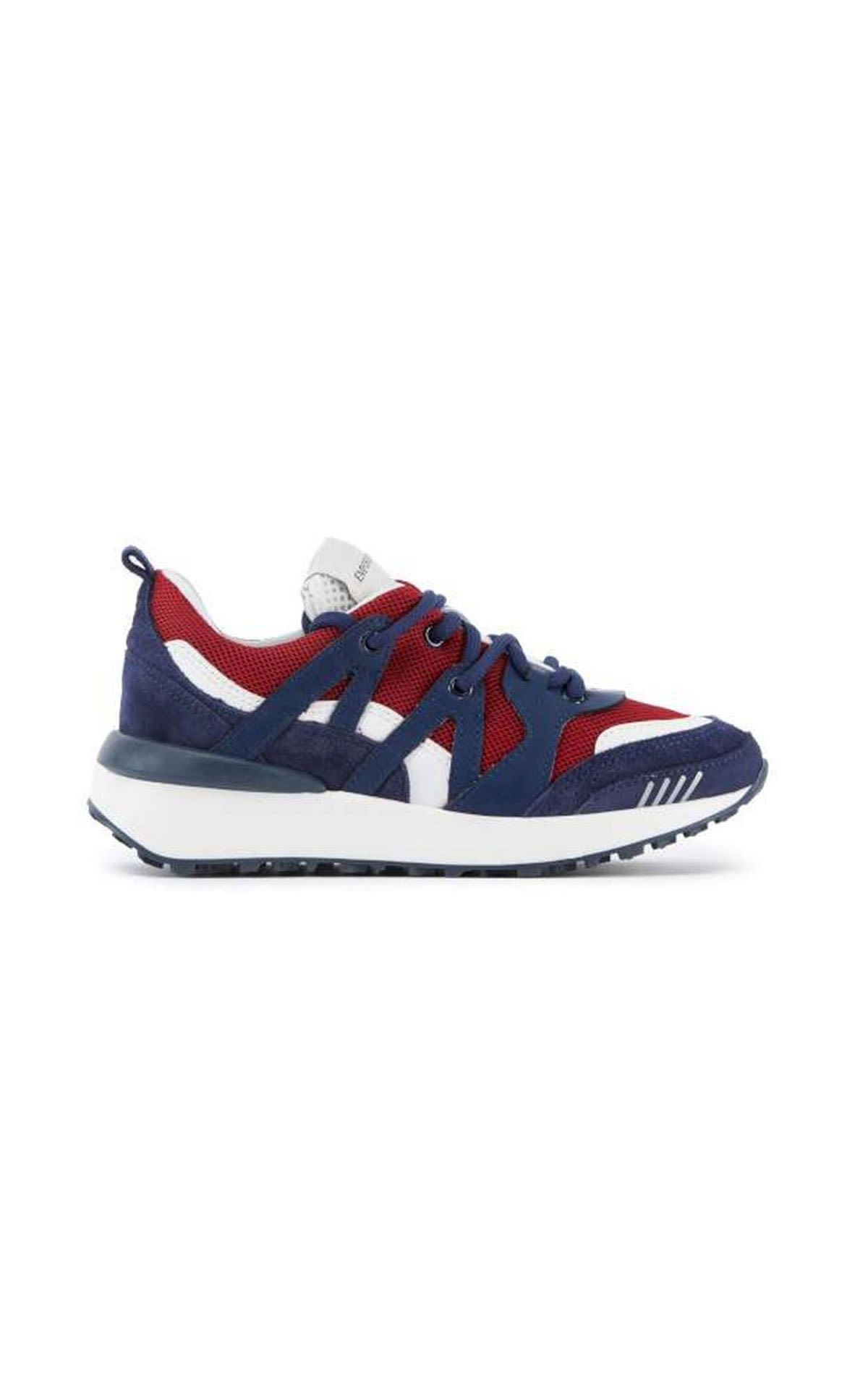 Blue, red and white sneaker armani
