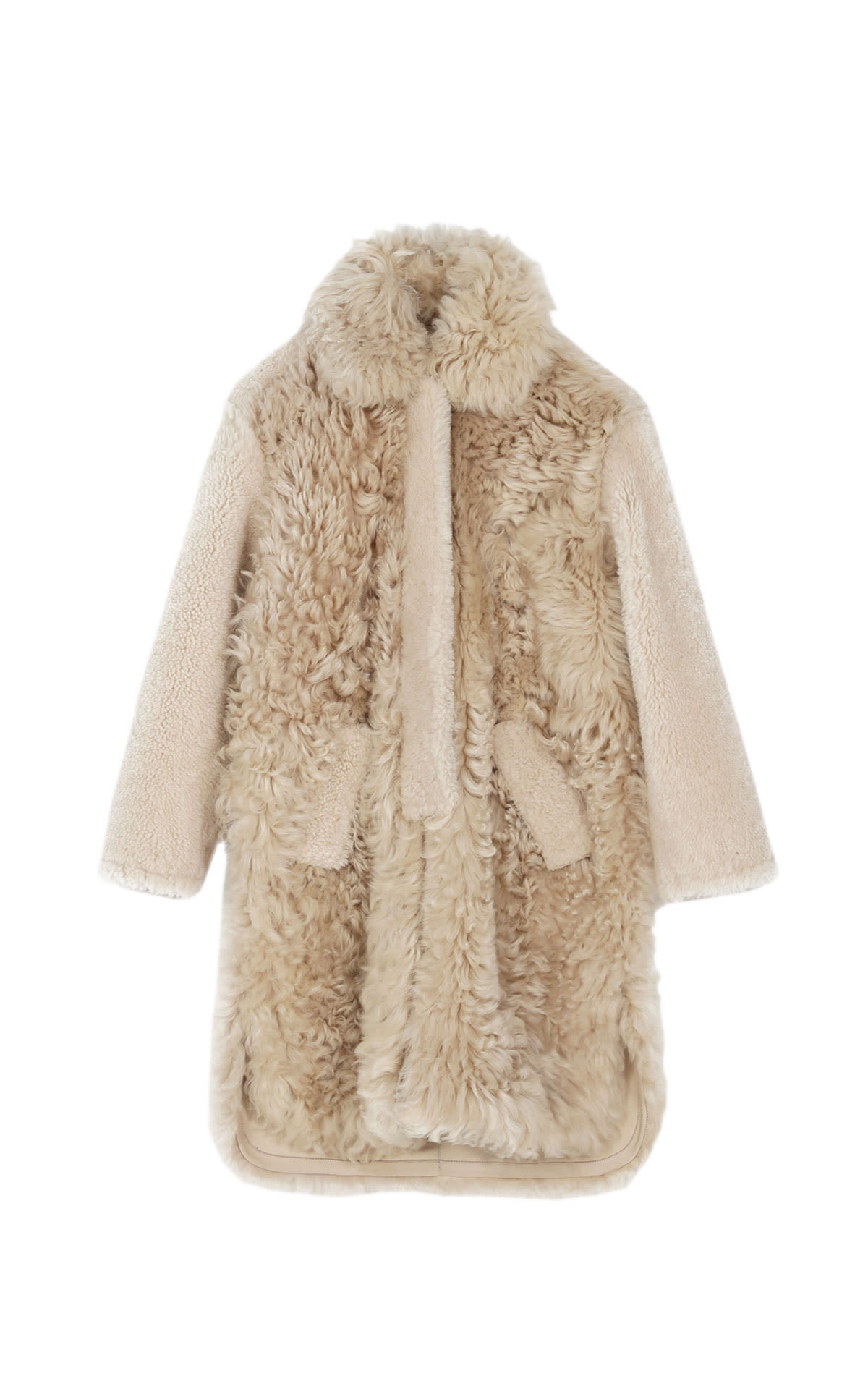 Faux fur and shearling coat Scalpers Women