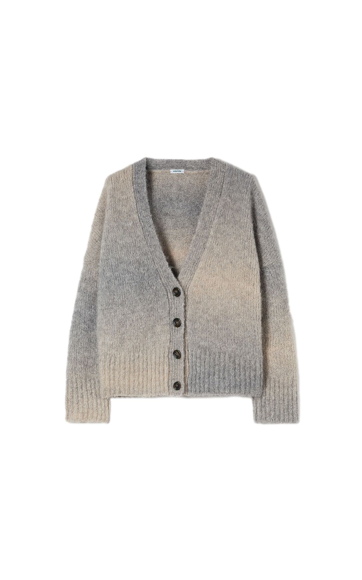 ASPESI grey-beige cardigan