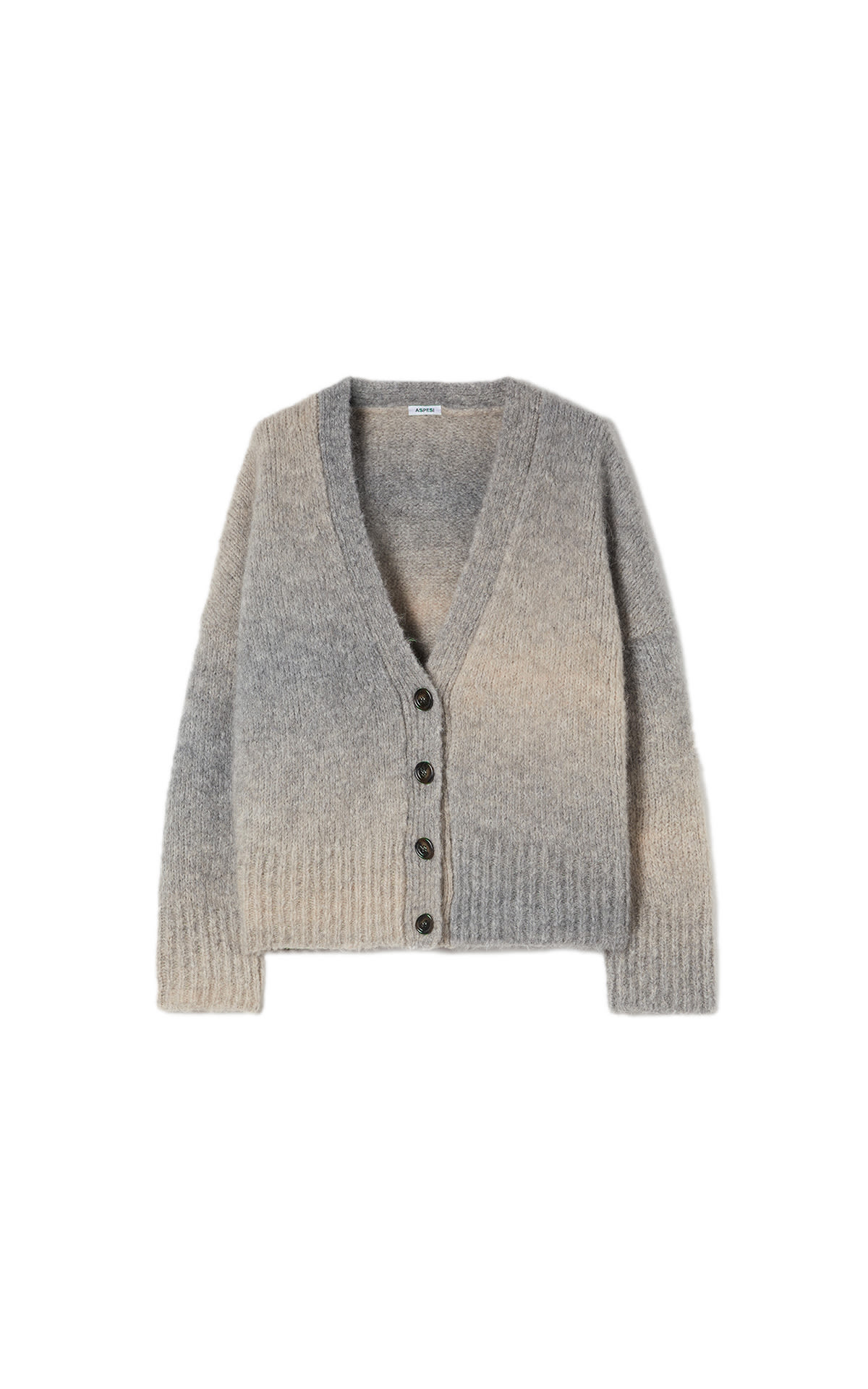 ASPESI grey-beige cardigan