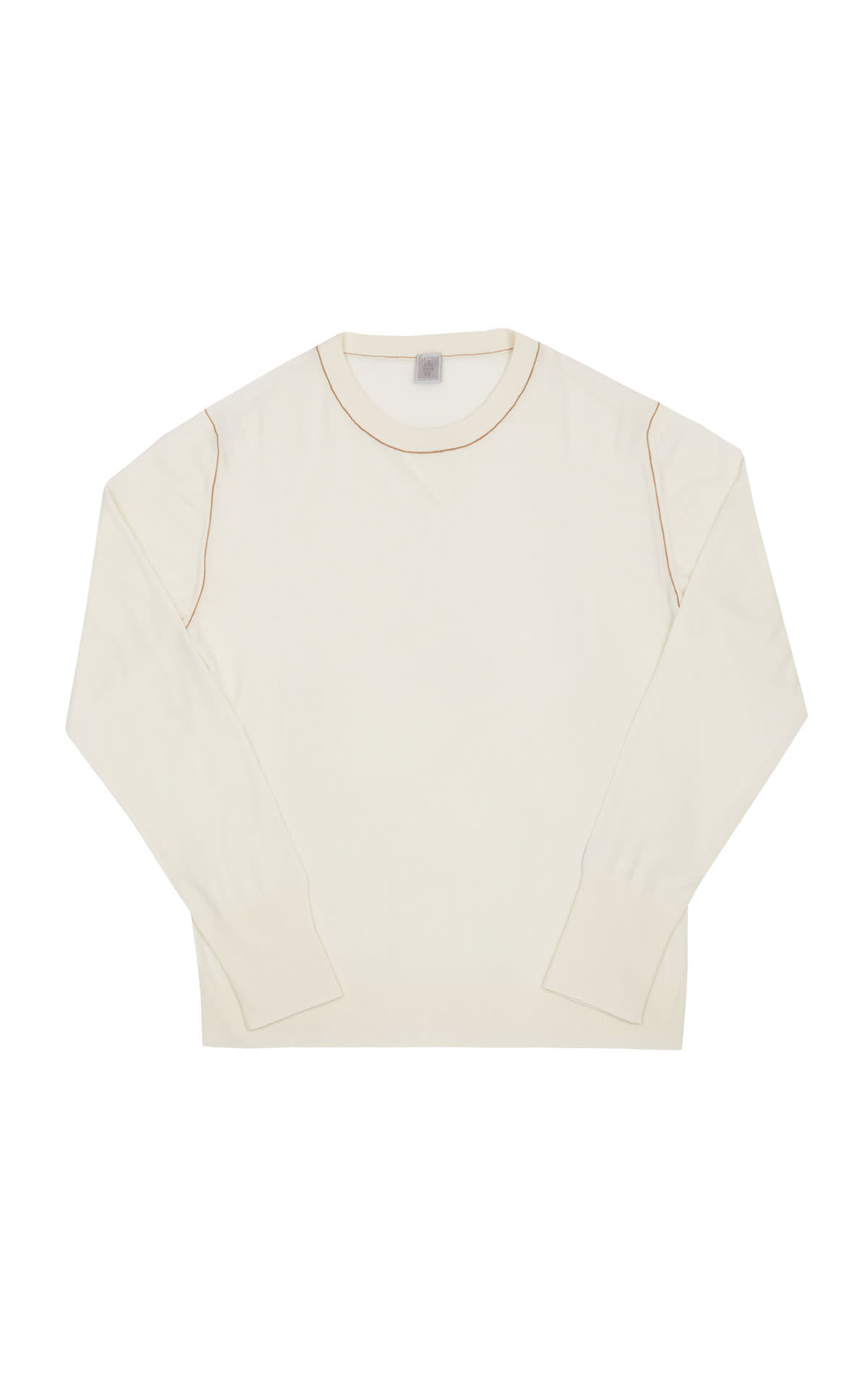 Eleventy Cashmere sweater with contrast stitching mens from Bicester Village