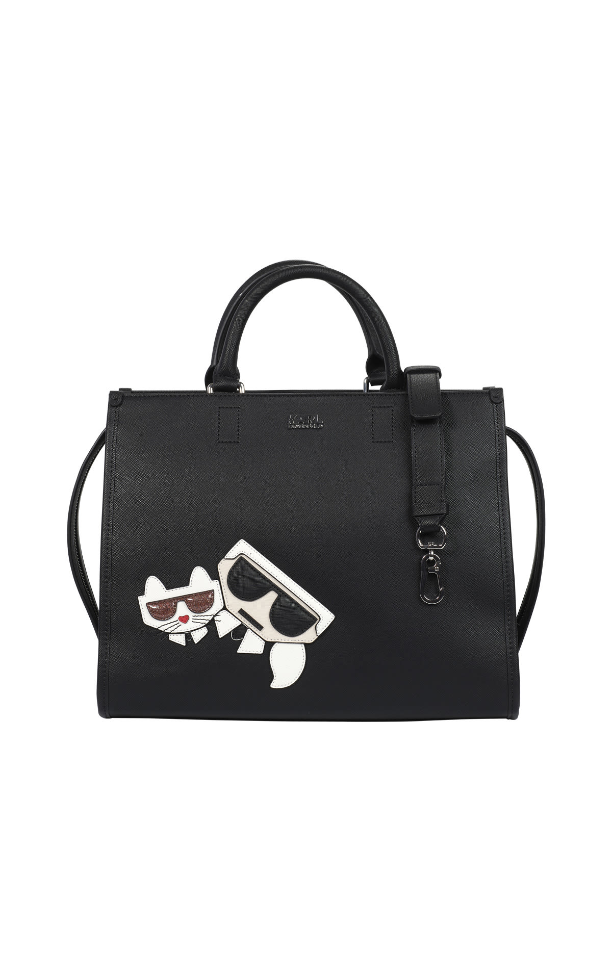 Bolso tote negro Karl Lagerfedl