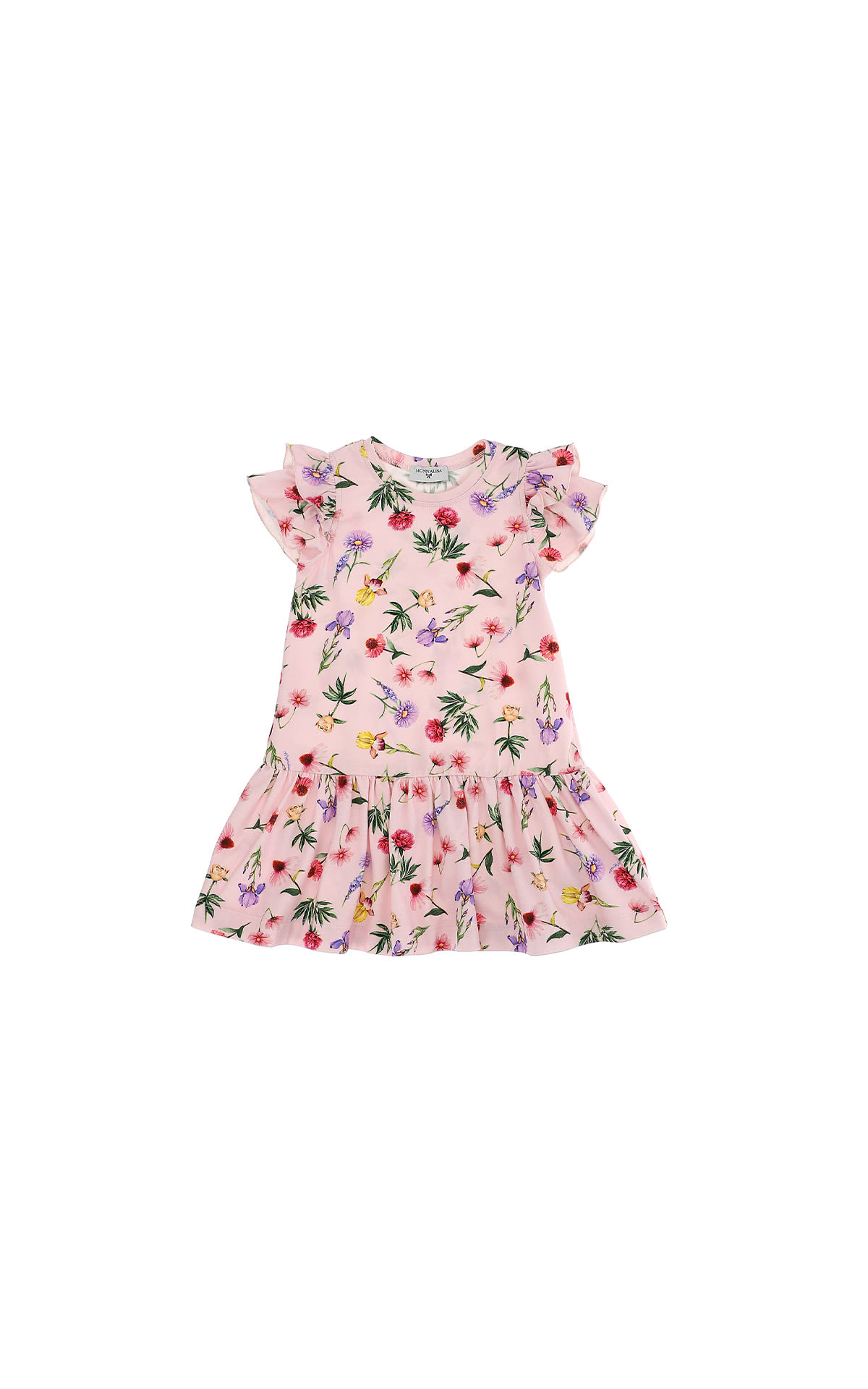 Monnalis jersey dress with flowers
