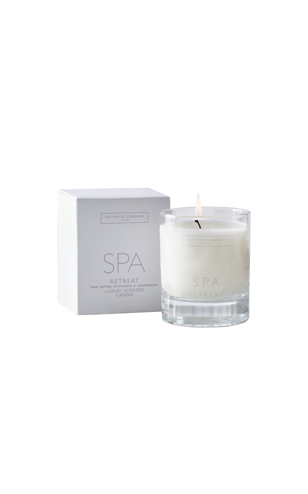 The White Company Spa retreat candle from Bicester Village