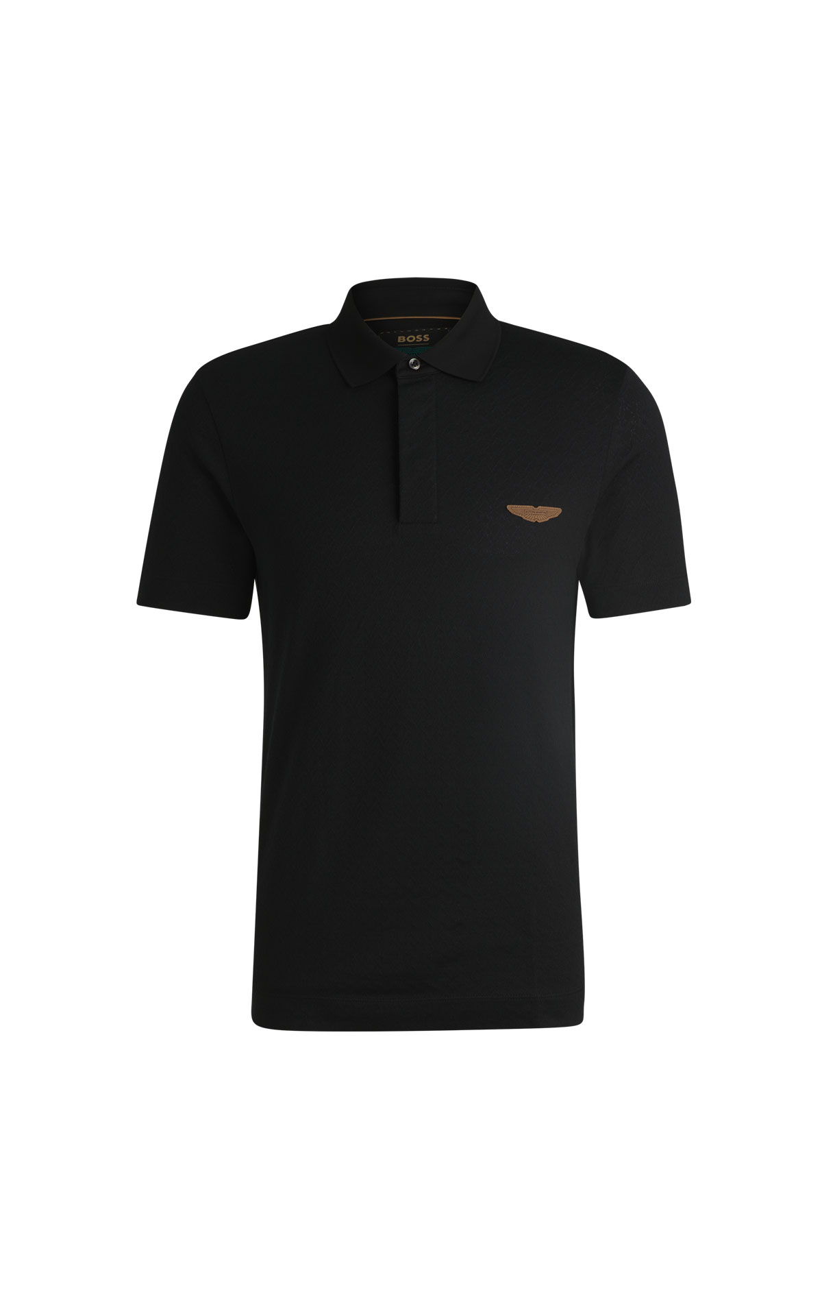 BOSS BOSS x ASTON MARTIN polo shirt in silk cotton jacquard from Bicester Village