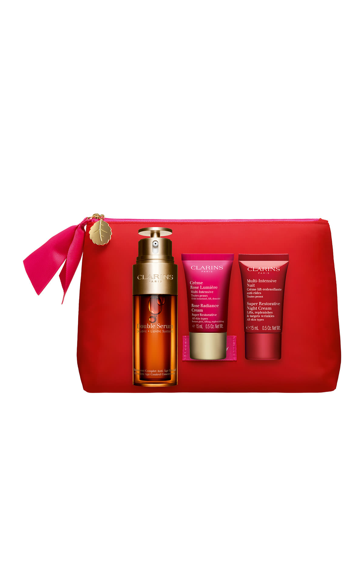 Clarins Double serum and super restorative collection from Bicester Village