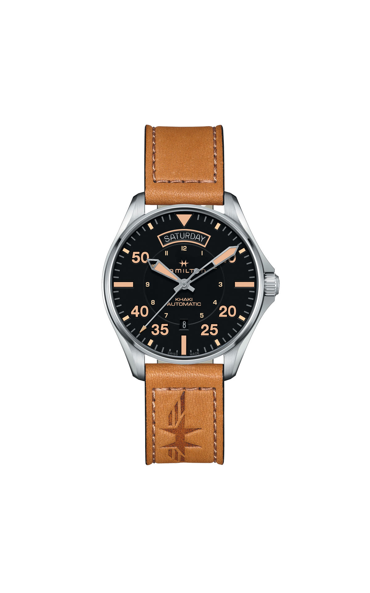 Hour Passion H64645531 Khaki Aviation Auto 42mm from Bicester Village