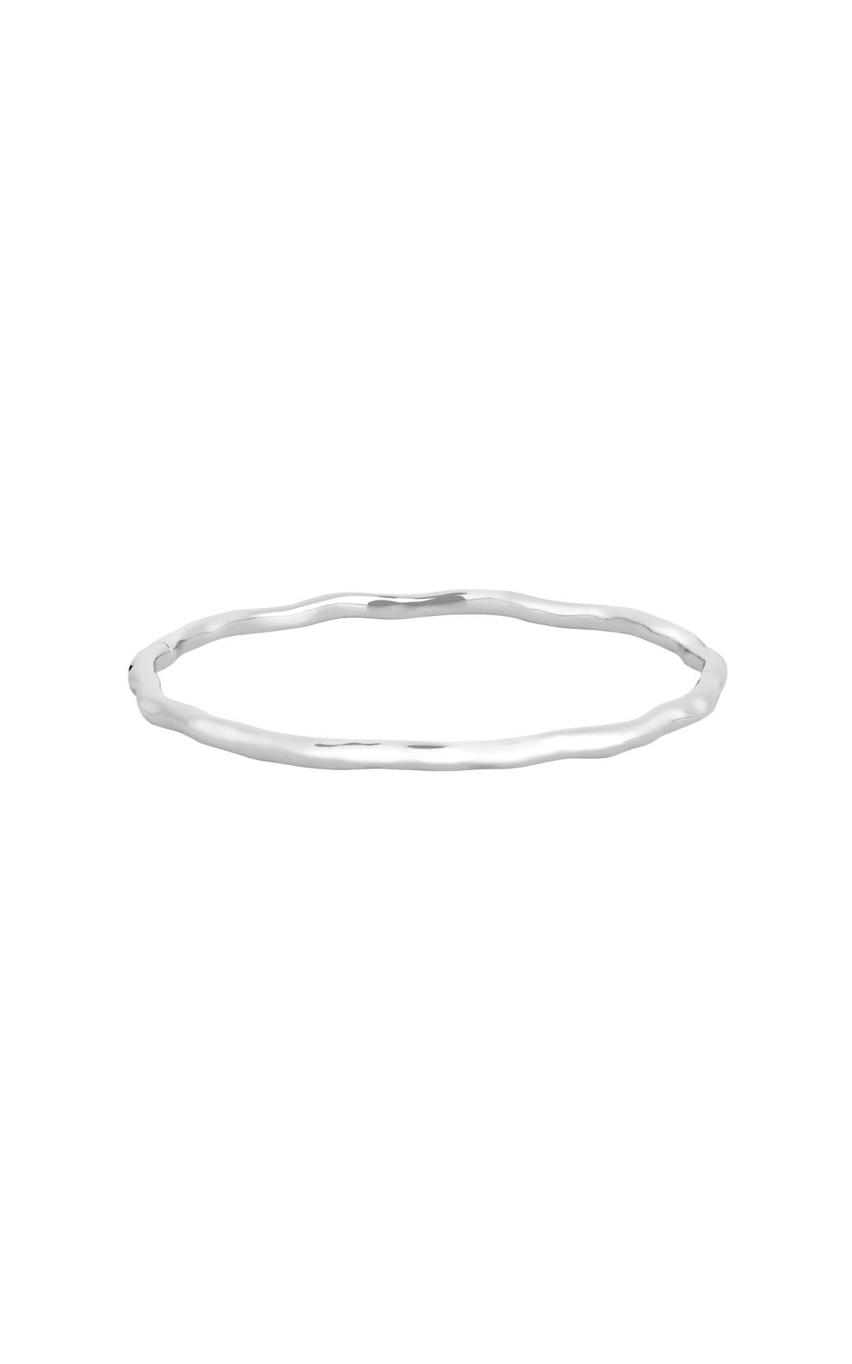 Astrid & Miyu Molten Bangle in Silver from Bicester Village