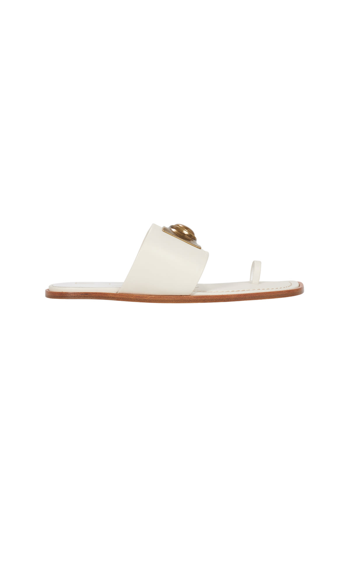 Flat white sandal Etro