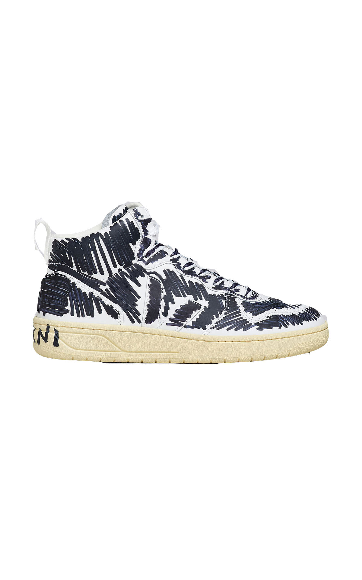 Marni V-15 Veja x Marni high top black and white from Bicester Village